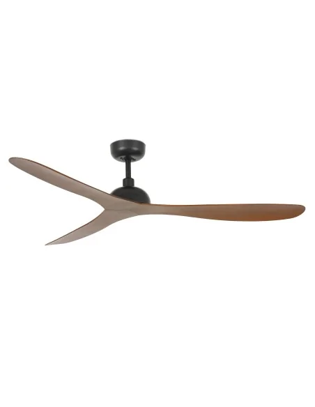 Ventilador de techo Gotland 33447 Faro ø1320mm negro 3 palas madera motor DC, Ventiladores sin luz