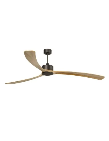 Ventilador de techo Kauai 34200 Faro ø2330mm marron 3 palas motor DC, Ventiladores sin luz