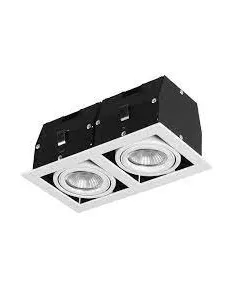 Empotrable de techo CARDAN TC-1401-BLA 2x GU5.3 blanco mate, Lámparas modernas