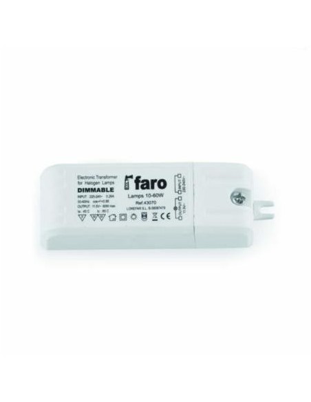 Transformador FARO 43070 60w para empotrables - Equipos - Reactancias y Transformadores, Equipos - Reactancias y Transformadores
