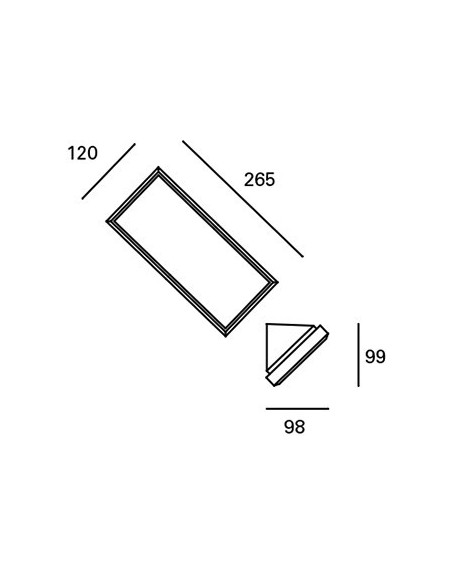 Apliques exterior SAMPER PX-0353-NEG LEDS C4