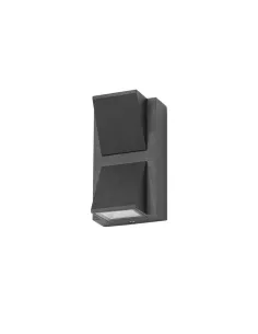 Aplique LOYD 2 x led 4.1w negro PX-0396-NEG LEDS C4, Apliques exterior