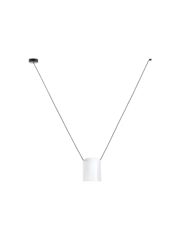 Lámpara colgante moderna ATTIC 00-7390-05-14 Leds c4 1xE27 blanco mate negro mate, Lámparas modernas
