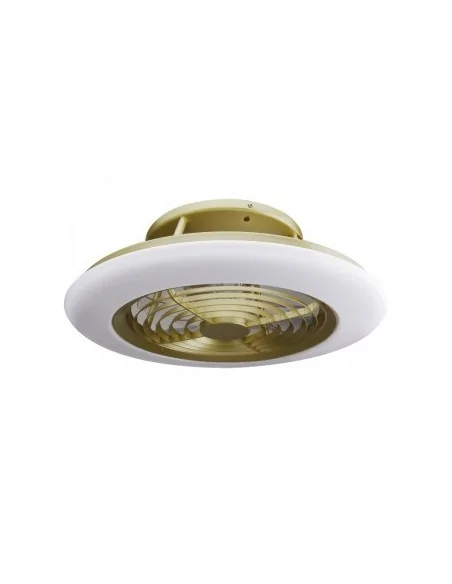 Ventilador ALISIO MANTRA cuero dorado 6707