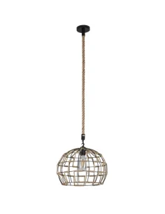Colgante Yute 1xe27 Cuerda Regx35d 120893215 Fabrilamp