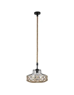 Colgante Yute 1xe27 Cuerda Regx30d 120893615 Fabrilamp