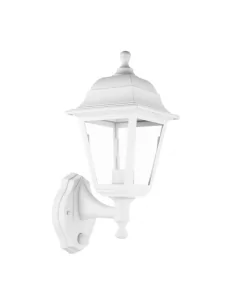 Aplique Exterior Albahaca 1xe27 Blanco Ip44 125861001 Fabrilamp