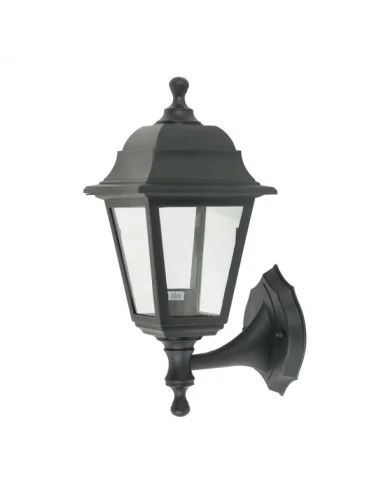 Aplique Exterior Albahaca 1xe27 Negro Ip44 125861009 Fabrilamp