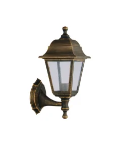 Aplique Exterior Albahaca 1xe27 Oro Viejo Ip44 125861016 Fabrilamp
