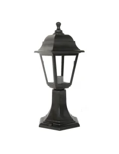 Sobremuro Exterior Albahaca 1xe27 Negro Ip44 125871009 Fabrilamp