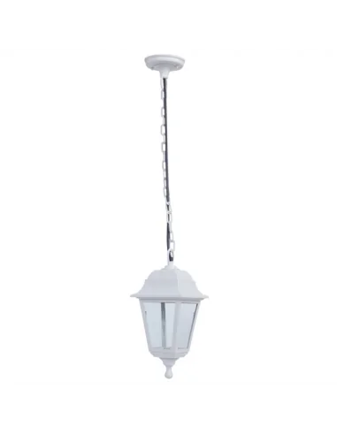 Colgante Exterior Albahaca 1xe27 Blanco Ip44 125891001 Fabrilamp