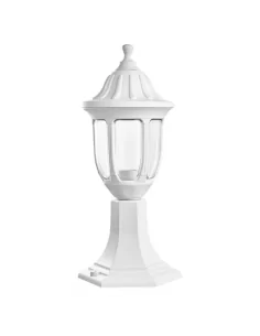 Sobremuro Exterior Angelica 1xe27 Blanco Ip44 125971001 Fabrilamp