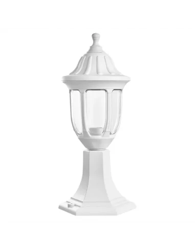 Sobremuro Exterior Angelica 1xe27 Blanco Ip44 125971001 Fabrilamp
