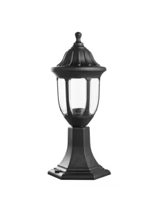 Sobremuro Exterior Angelica 1xe27 Negro Ip44 125971009 Fabrilamp