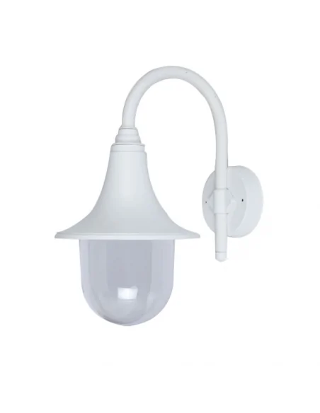 Aplique Exterior Hinojo 1xe27 Blanco Ip44 126261001 Fabrilamp