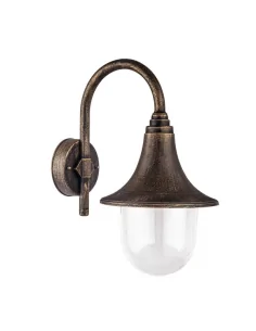 Aplique Exterior Hinojo 1xe27 Oro Viejo Ip44 126261016 Fabrilamp
