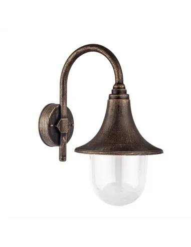Aplique Exterior Hinojo 1xe27 Oro Viejo Ip44 126261016 Fabrilamp