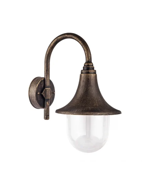 Aplique Exterior Hinojo 1xe27 Oro Viejo Ip44 126261016 Fabrilamp