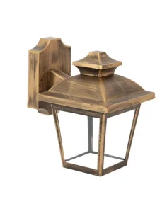 Aplique Exterior Maca 1xe27 Oro Viejo Ip44 126361016 Fabrilamp
