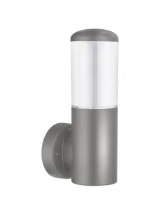 Aplique Exterior Azafran 1xe27 Gris Ip44 127361028 Fabrilamp