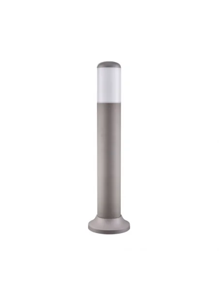 Pilar Exterior Azafran 1xe27 Gris Ip44 127371128 Fabrilamp