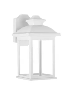 Aplique Exterior Alcandia 1xe27 Blanco Ip44 127561001 Fabrilamp