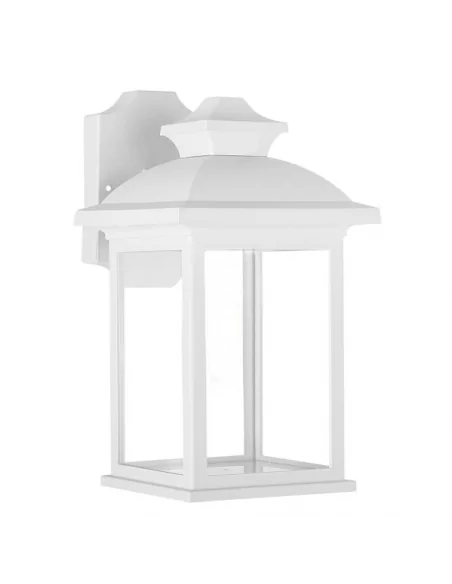 Aplique Exterior Alcandia 1xe27 Blanco Ip44 127561001 Fabrilamp