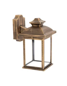 Aplique Exterior Alcandia 1xe27 Oro Viejo Ip44 127561016 Fabrilamp