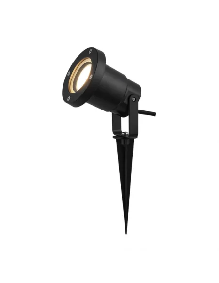 Pincho Exterior Clavos 1xe27 Negro Ip65 127671009 Fabrilamp