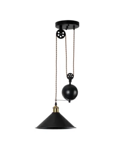 Colgante Triguero 1xe27 Negro Regx29.5d 132691009 Fabrilamp
