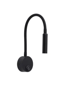 Aplique Lector 3w 4000k 150 Lm Madrazo Negro A19160309B Fabrilamp