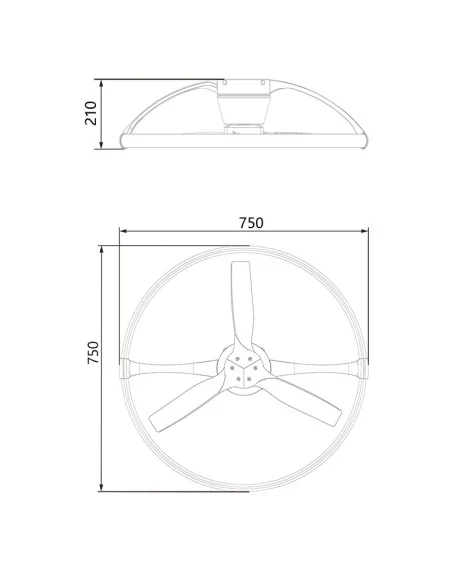 Ventilador NEPAL MINI Mantra 7803