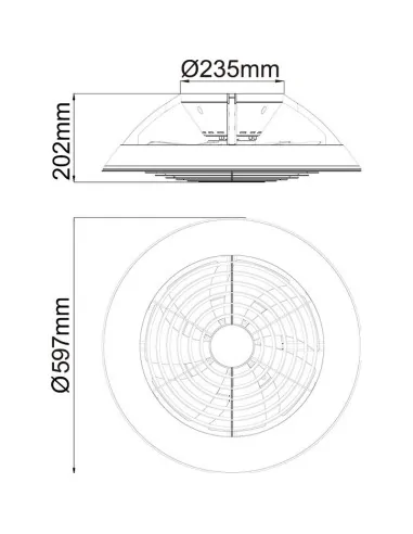 Ventilador SAMOA Mantra 7842