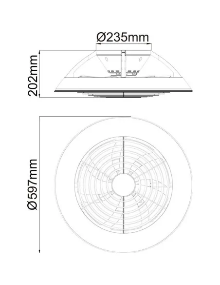 Ventilador SAMOA Mantra 7842